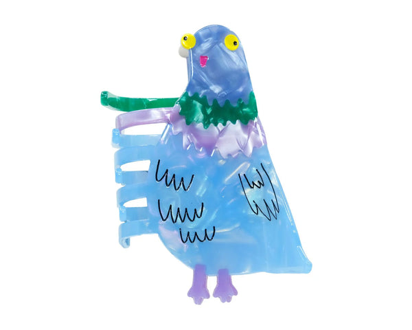 Bird Brain Pigeon Hair Claw Clip