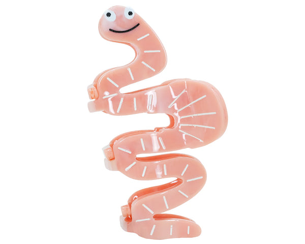 Worm Hair Claw Clip