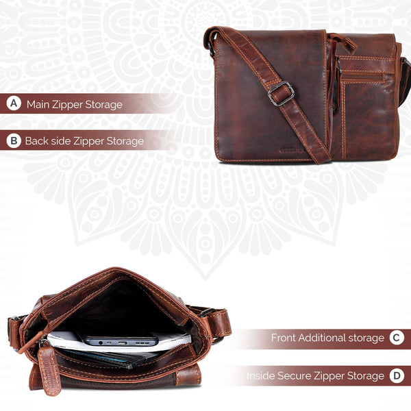 Leather Shoulder Bag Luna Sandal
