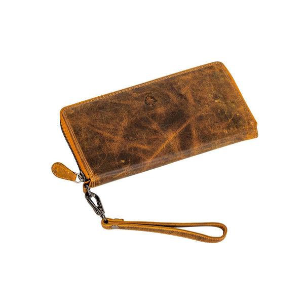 Leather Wallet Camel Broome