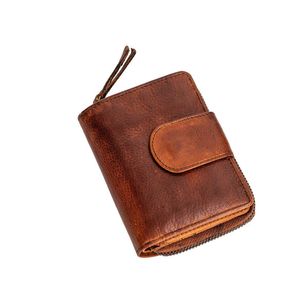 Leather Wallet Cognac
