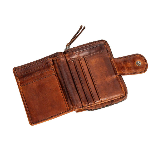 Leather Wallet Cognac