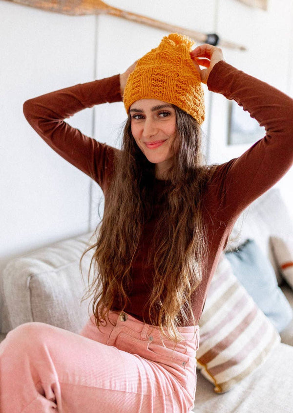 Tasman Beanie Turmeric