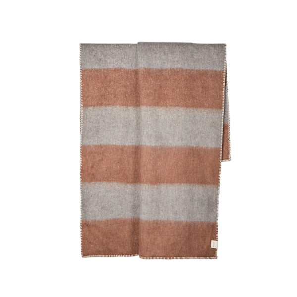 Velora Stitch Throw Brown/Grey