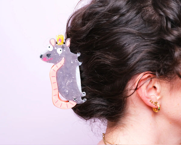 Rat Queen Hair Claw Clip